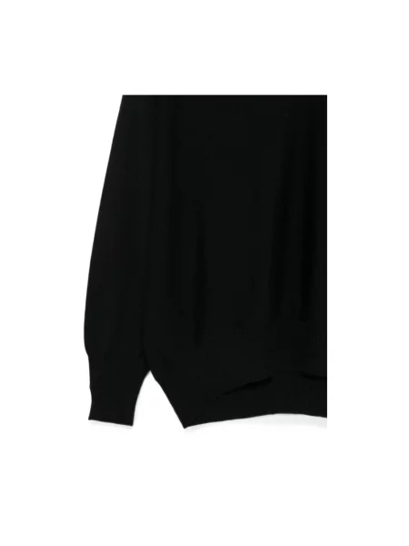 Sweter D.exterior z dekoltem w serek czarny