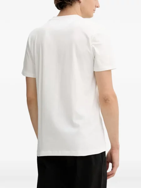 Tricou Hackett London cu imagine alb