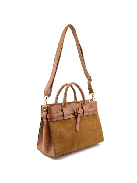 RoyalBag Сумка Замша/шкіра коричневий
