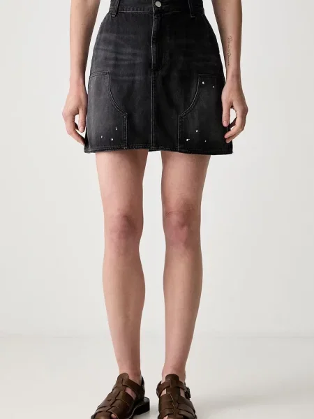 Carhartt WIP W Maeve Double Knee fustă din denim