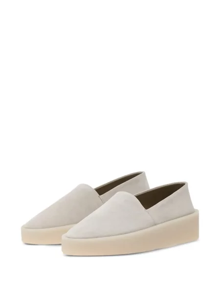 Pantofi loafer Fear Of God din piele de căprioară gri
