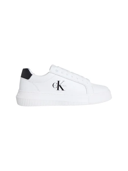 Sneakerși Calvin Klein Jeans alb