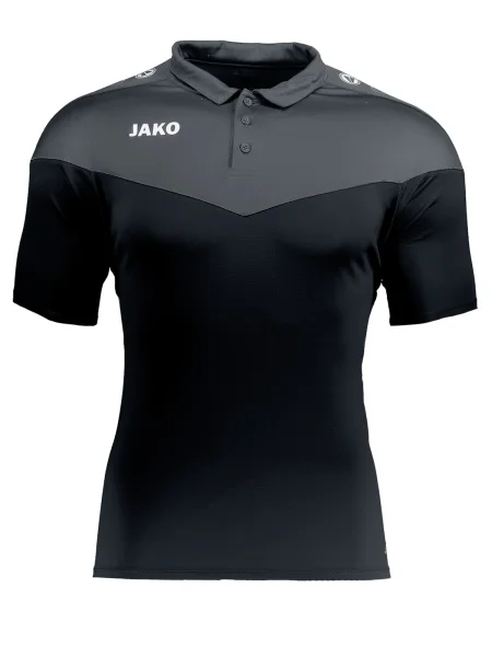 JAKO Tricou funcțional gri închis / negru alb