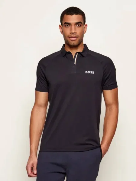 BOSS GREEN Polo PL_GOC Paddytech negru