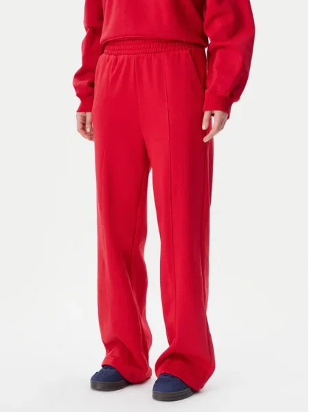 Gap Долнище анцуг Wide Leg червен