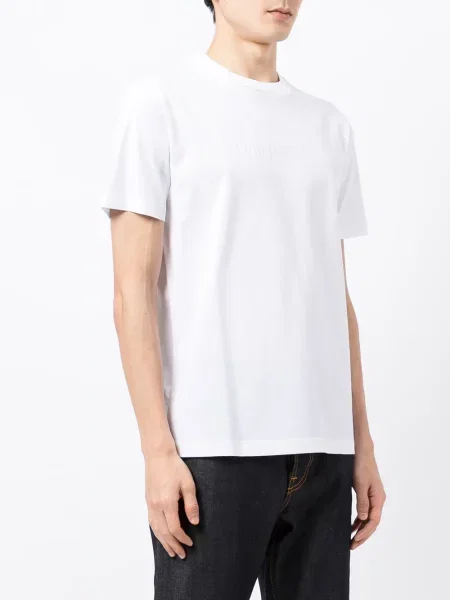 Tričko Emporio Armani s kulatým výstřihem bílé