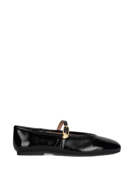 Balerini Love Moschino din piele negru