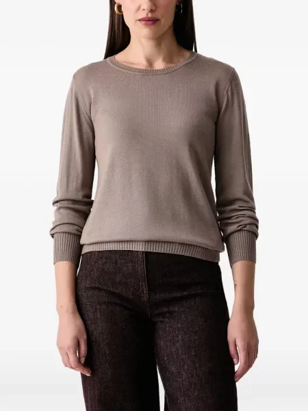Lung tricou Luisa Spagnoli maro