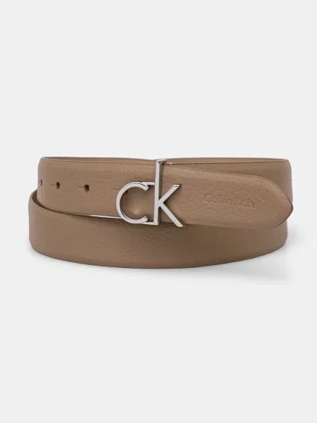 Кожен Calvin Klein дамски бежово