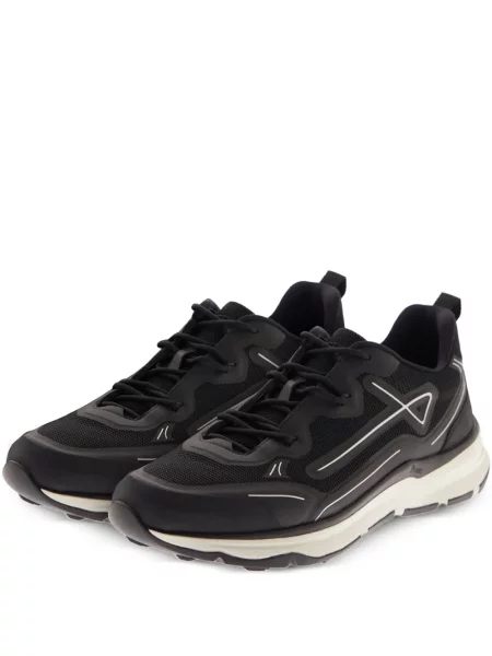 Sneakerși Herno cu șireturi din dantelă negru