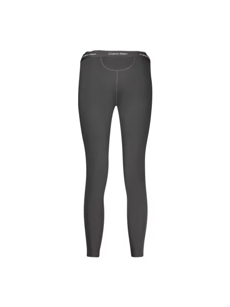 Legginsy Calvin Klein z wysoką talią czarne
