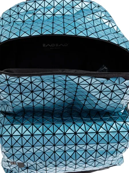Rucsac Bao Bao Issey Miyake cu imprimeu geometric albastru