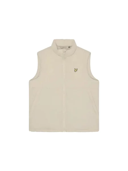 Kurtka puchowa bez rękawów Lyle & Scott szara
