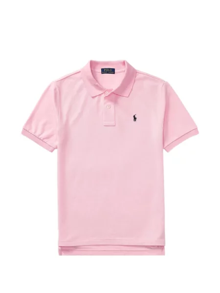 Koszulka polo dziecięca Polo Ralph Lauren różowa