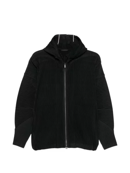Hanorac cu glugă Homme Plisse Issey Miyake negru