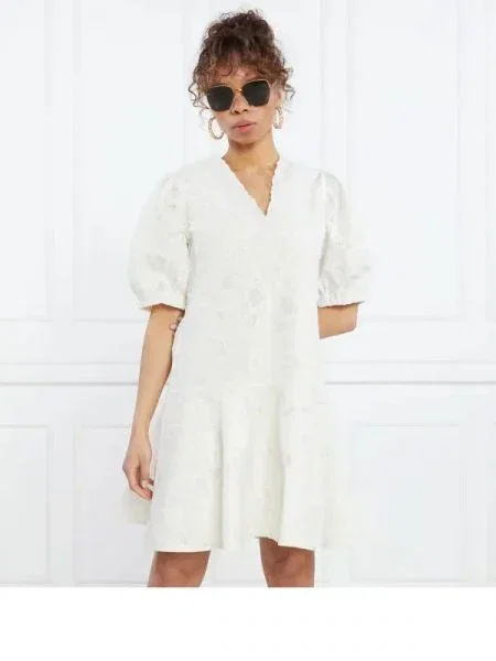 BOSS BLACK Rochie Dennice alb