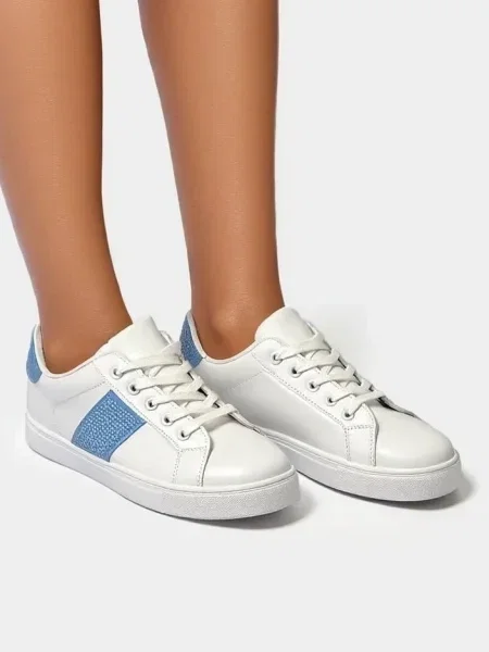 Sneakerși Resti alb