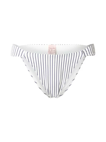 Hunkemöller Bikini donji dio mornarsko plava bijela