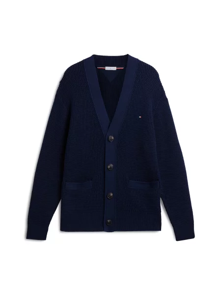 TOMMY HILFIGER Geacă tricotată marin albastru