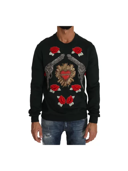 Bluza Dolce And Gabbana w serca zielona