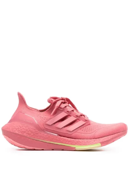 Sneakerși Adidas UltraBoost cu șireturi din dantelă roz