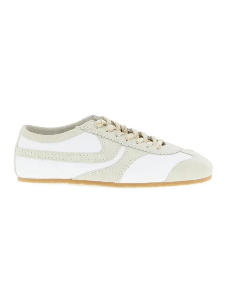 Sneakersy Dries Van Noten skórzane beżowe