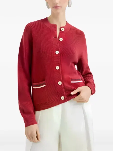 Cardigan Brunello Cucinelli tricotate roșu