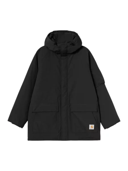 Parka z z patką model Stanwood' Carhartt Work In Progress czarna