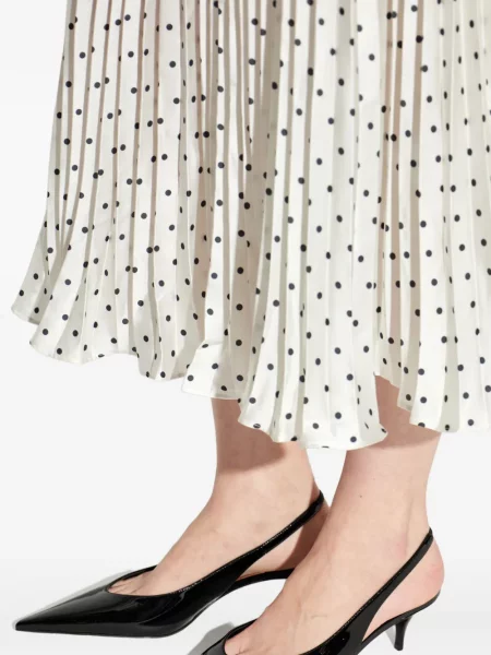 Pantofi cu toc Amina Muaddi slingback negru