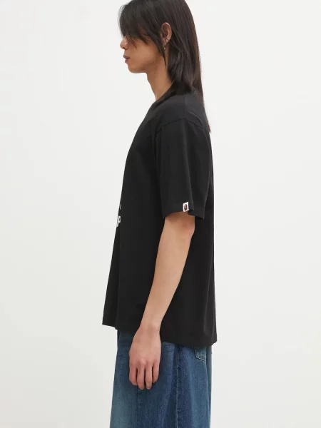A Bathing Ape t-shirt Palm Tree Camo z nadrukiem czarny
