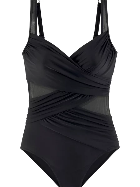 LASCANA Jednodijelni kupaći kostim crna