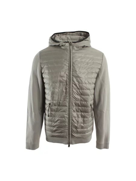 Lniana kurtka Woolrich szara