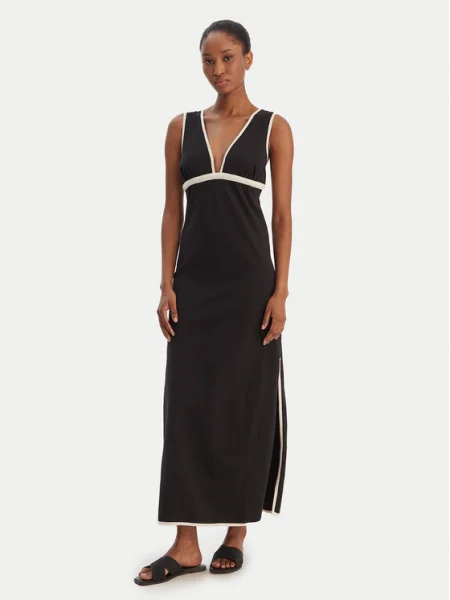 Seafolly Rochie de vară Beach Bound negru