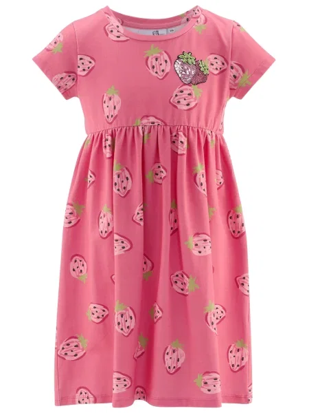 Happy girls Rochie / roz / roz / roz zmeură verde