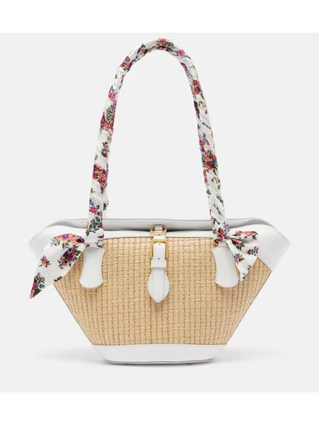 Spodnie capri Dolce&gabbana w kwiatki beżowe