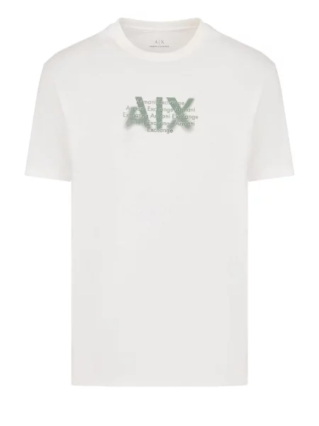 ARMANI EXCHANGE Tricou alb