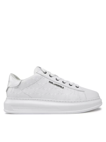 Sneakersy KARL LAGERFELD białe