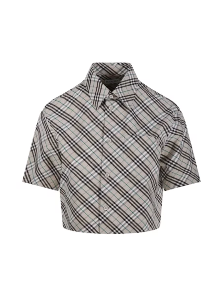 Koszula Burberry szara
