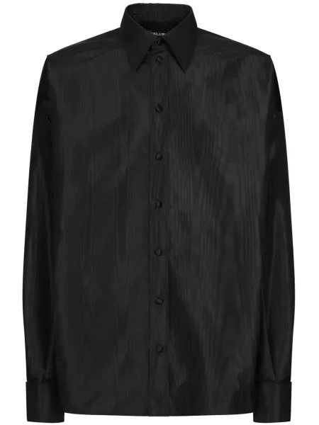 Košile Dolce & Gabbana s mašlí černá