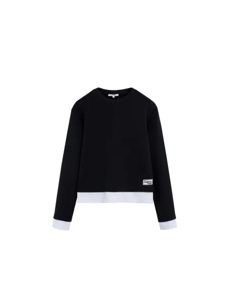 Scalpers Tricou bleumarin alb