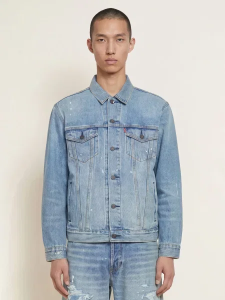 Levi's® Džínová Bunda Relaxed Fit Trucker 28 med indigo worn in