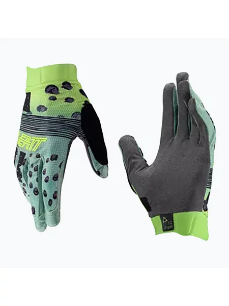 Cyklistické rukavice Leatt MTB GripR pistachio zelené