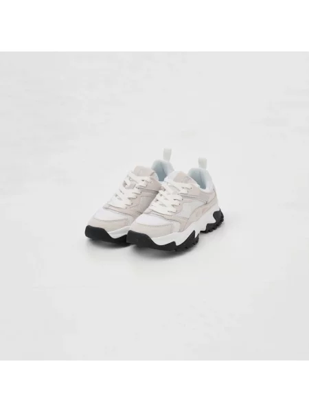 Sneakersy Just Cavalli zamszowe białe