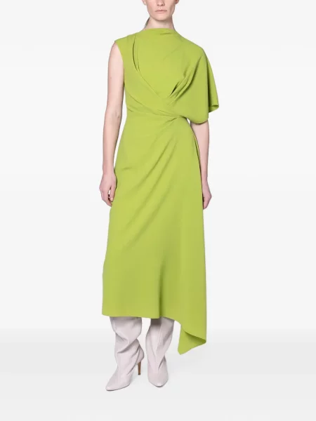 Rochie midi Roksanda drapată verde