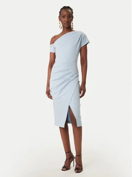 Rinascimento Rochie cocktail celest albastru