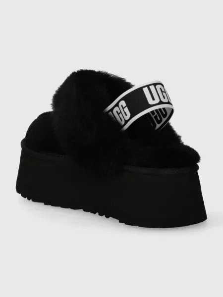 Замшевые тапочки Ugg черные