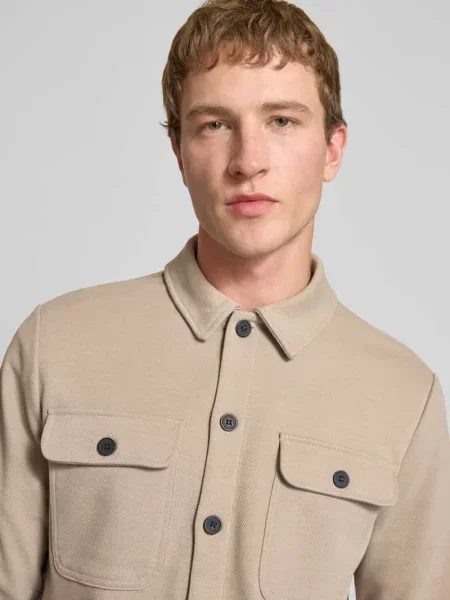 Koszula casualowa z listwą guzikową Model NEWKODYL' Only & Sons khaki