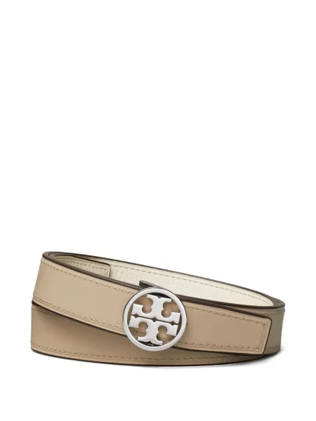 Curea Tory Burch din piele alb