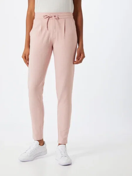 ICHI Pantaloni cutați Kate' roz