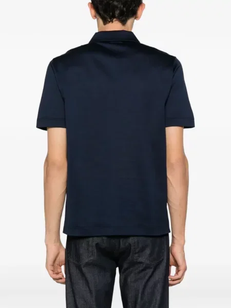 Tricou polo Canali albastru